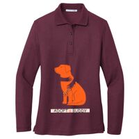 Ladies Silk Touch Long Sleeve Polo Thumbnail