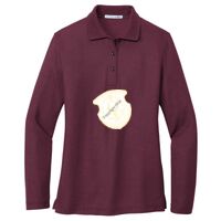 Ladies Silk Touch Long Sleeve Polo Thumbnail