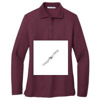 Ladies Silk Touch Long Sleeve Polo Thumbnail