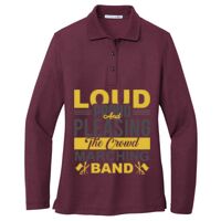 Ladies Silk Touch Long Sleeve Polo Thumbnail