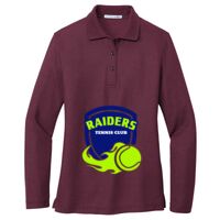 Ladies Silk Touch Long Sleeve Polo Thumbnail