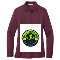 Ladies Silk Touch Long Sleeve Polo Thumbnail