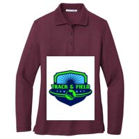 Ladies Silk Touch Long Sleeve Polo Thumbnail