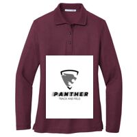 Ladies Silk Touch Long Sleeve Polo Thumbnail