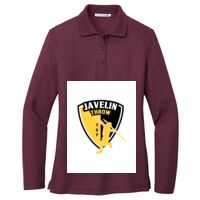 Ladies Silk Touch Long Sleeve Polo Thumbnail