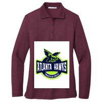 Ladies Silk Touch Long Sleeve Polo Thumbnail