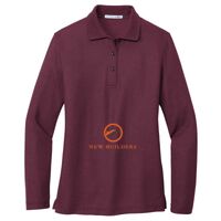 Ladies Silk Touch Long Sleeve Polo Thumbnail