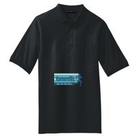 Tall Silk Touch Polo with Pocket Thumbnail