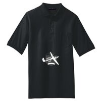 Tall Silk Touch Polo with Pocket Thumbnail