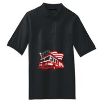 Tall Silk Touch Polo with Pocket Thumbnail