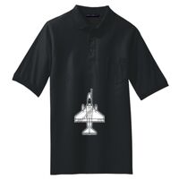 Tall Silk Touch Polo with Pocket Thumbnail