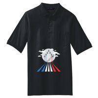Tall Silk Touch Polo with Pocket Thumbnail