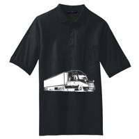 Tall Silk Touch Polo with Pocket Thumbnail