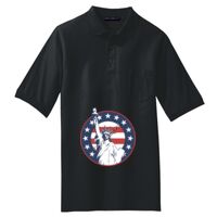 Tall Silk Touch Polo with Pocket Thumbnail