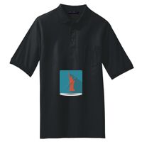 Tall Silk Touch Polo with Pocket Thumbnail