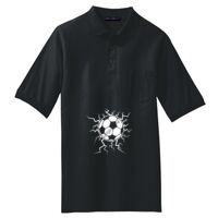 Tall Silk Touch Polo with Pocket Thumbnail