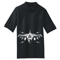 Tall Silk Touch Polo with Pocket Thumbnail