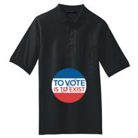 Tall Silk Touch Polo with Pocket Thumbnail