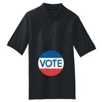 Tall Silk Touch Polo with Pocket Thumbnail