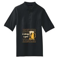 Tall Silk Touch Polo with Pocket Thumbnail