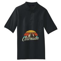 Tall Silk Touch Polo with Pocket Thumbnail