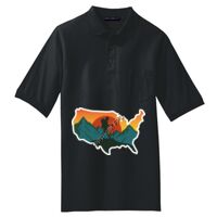 Tall Silk Touch Polo with Pocket Thumbnail