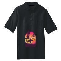 Tall Silk Touch Polo with Pocket Thumbnail
