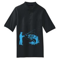 Tall Silk Touch Polo with Pocket Thumbnail