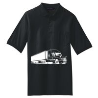 Tall Silk Touch Polo with Pocket Thumbnail