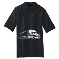 Tall Silk Touch Polo with Pocket Thumbnail