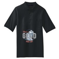Tall Silk Touch Polo with Pocket Thumbnail