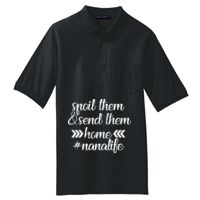 Tall Silk Touch Polo with Pocket Thumbnail