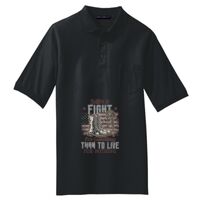 Tall Silk Touch Polo with Pocket Thumbnail