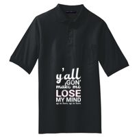 Tall Silk Touch Polo with Pocket Thumbnail