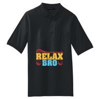 Tall Silk Touch Polo with Pocket Thumbnail