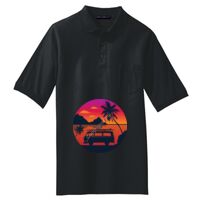 Tall Silk Touch Polo with Pocket Thumbnail