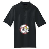 Tall Silk Touch Polo with Pocket Thumbnail