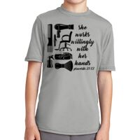 Youth Performance Blend Tee Thumbnail