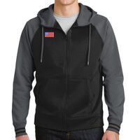 Sport Wick ® Varsity Fleece Full Zip Hooded Jacket Thumbnail