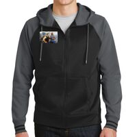 Sport Wick ® Varsity Fleece Full Zip Hooded Jacket Thumbnail