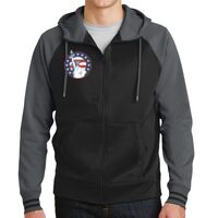 Sport Wick ® Varsity Fleece Full Zip Hooded Jacket Thumbnail