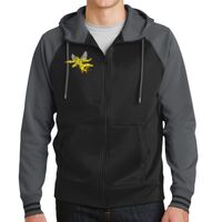 Sport Wick ® Varsity Fleece Full Zip Hooded Jacket Thumbnail