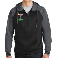 Sport Wick ® Varsity Fleece Full Zip Hooded Jacket Thumbnail