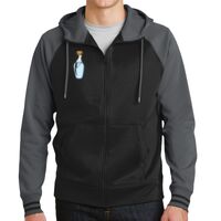 Sport Wick ® Varsity Fleece Full Zip Hooded Jacket Thumbnail