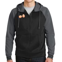 Sport Wick ® Varsity Fleece Full Zip Hooded Jacket Thumbnail