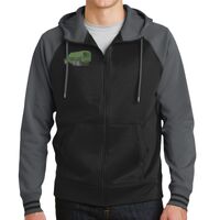 Sport Wick ® Varsity Fleece Full Zip Hooded Jacket Thumbnail