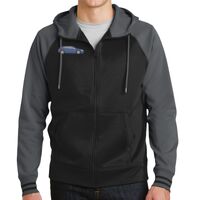 Sport Wick ® Varsity Fleece Full Zip Hooded Jacket Thumbnail