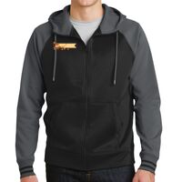 Sport Wick ® Varsity Fleece Full Zip Hooded Jacket Thumbnail