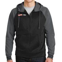 Sport Wick ® Varsity Fleece Full Zip Hooded Jacket Thumbnail