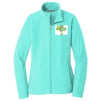Ladies Heather Microfleece Full Zip Jacket Thumbnail